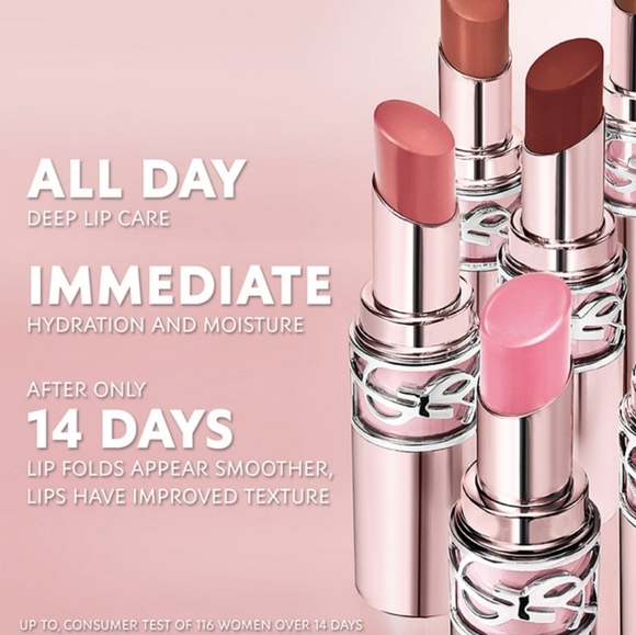 YSL Candy Glow Sheer Shine Color & Care Lip Balm: Pink Sunrise (1B), .04oz, NIB - Picture 4 of 8